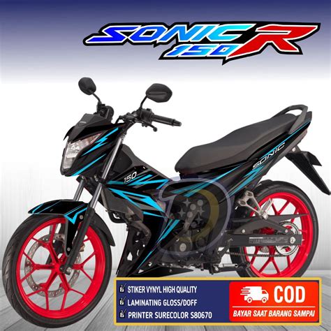 Jual Stiker Honda Sonic 150r Decal Sonic 150 R Striping Honda Sonic