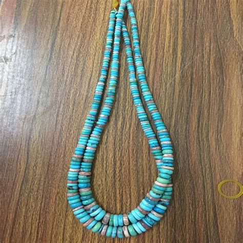 Turquoise Bead Necklace And Genuine Turquoise Necklace Zh