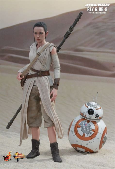 Rey And BB 8 The Force Awakens Star Wars Droid Actionfiguren MMS337 Hot Toys