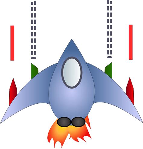 Spaceship Rocket Space Free Vector Graphic On Pixabay