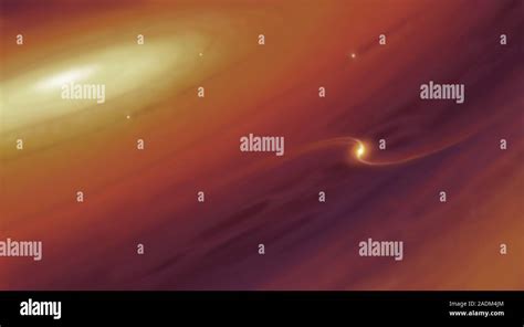 Planetary Formation Artwork Of Protoplanets Being Formed By The Process Of Accretion In The