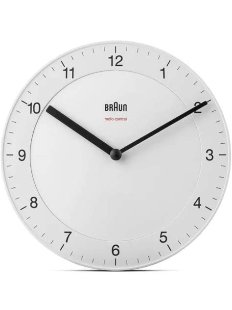 BRAUN BC06W DCF HORLOGE murale radiocommandée classique EUR 54 90