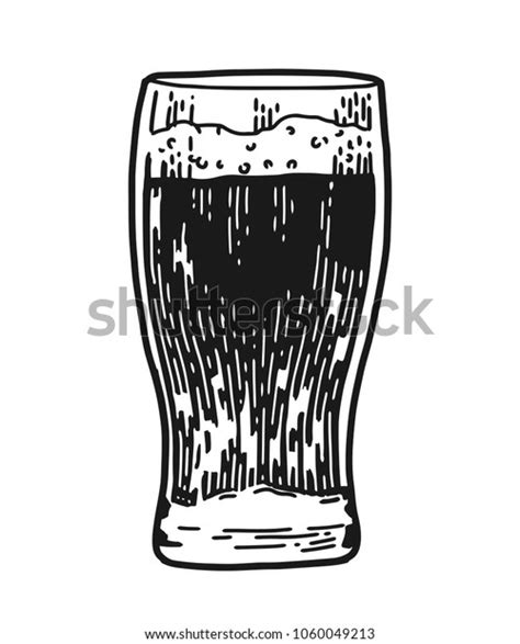 Glass Beer Isolated On White Background Stock Vector Royalty Free 1060049213 Shutterstock