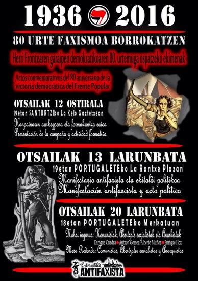 Gora Euskal Herria Askatuta Anos A Lutar Contra O Fascismo