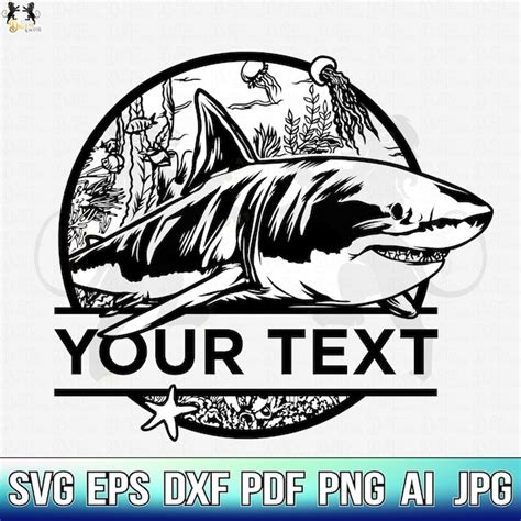 Shark Decal Etsy