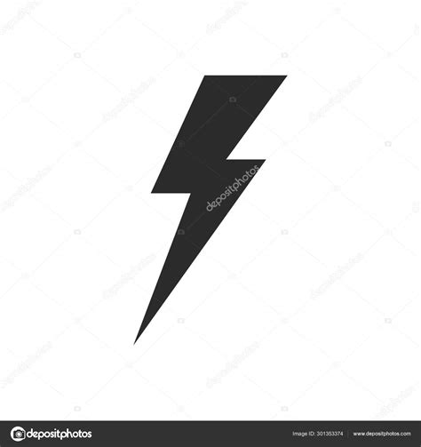 Lightning Icon Thunder And Bolt Flash Icon Lightning Bolt Black And