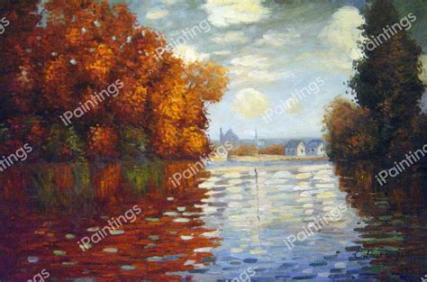 Autumn At Argenteuil Painting By Claude Monet Reproduction