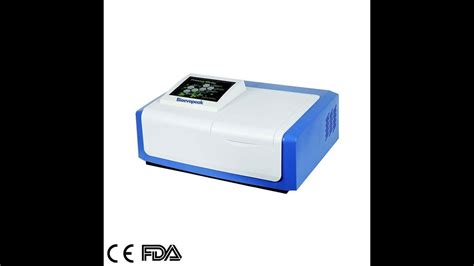 Uv Visible Spectrophotometer Double Beam Sp Iuv7 Youtube