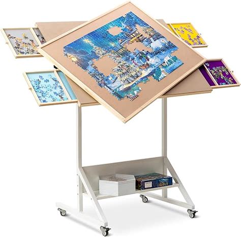 Amazon Becko US 2 In 1 Tilting Rotating Jigsaw Puzzle Table With