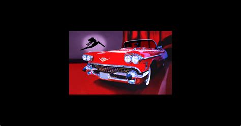 1958 Cadillac Eldorado Biarritz Automotive Sticker Teepublic
