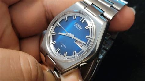 Retro Angles And A Shimmering Dial Seiko 7009 8079 Repair Sky Corner