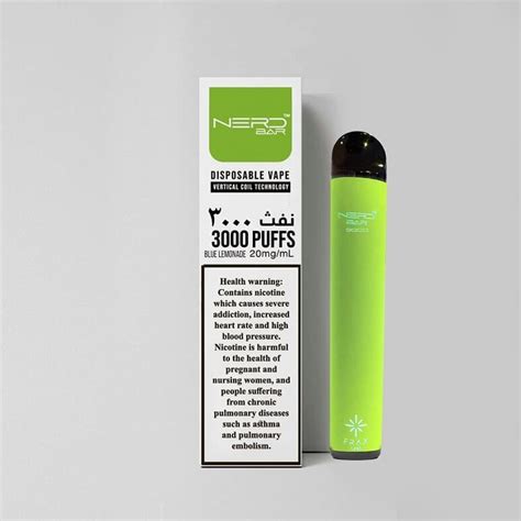 Buy Nerd Bar Puffs Disposable Vape Blue Lemonade From Aed With