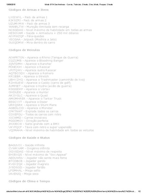 (PDF) codigo gta sa pc - DOKUMEN.TIPS