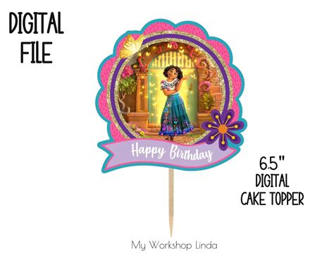 Instant Download Pdf Encanto Cake Topper Encanto Mirabel Cake Topper Encanto Birthday Encanto