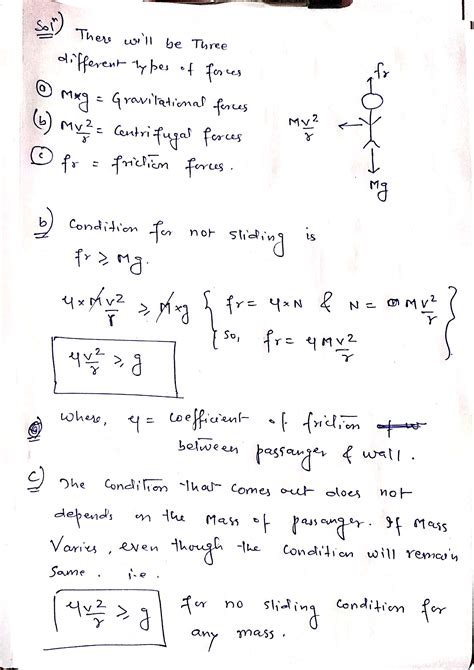 [Solved] AP PHYSICS C. 10. An amusement Park ride (the Gravitron) is... | Course Hero