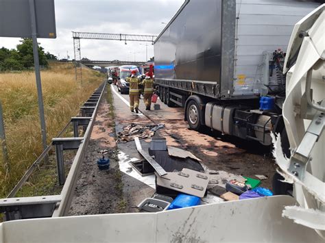 Dwa groźne wypadki na Autostradzie A4 na pasie w kierunku Wrocławia