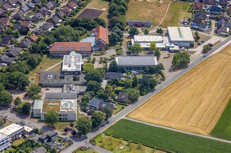 Luftbild Hamminkeln Schulgebäude der Städtische Gesamtschule