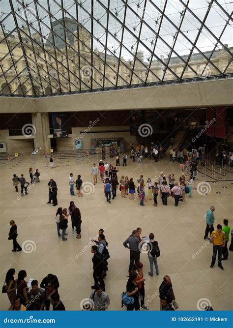 Under The Great Pyramid Of The Louvre Editorial Photo Image Of Louvre