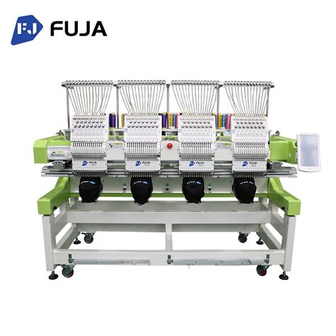 Fuja Multi Heads Tubular Series Or Needles Hat Embroidery Machine