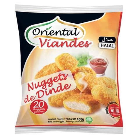 Nuggets De Dinde Halal Oriental Viandes Le Sachet De G Prix