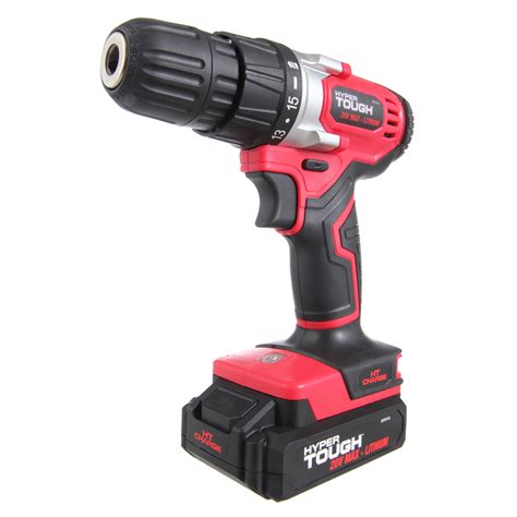 Hyper Tough 20V Max Lithium-ion Cordless Drill, 3/8 inch Chuck ...