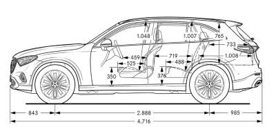 Mercedes Benz GLC X 254 2025 Abmessungen Technische Daten