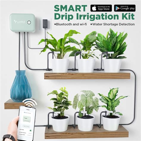 Letpot Automatic Watering System For Potted Plants App Remote Control