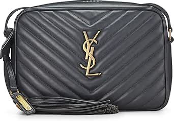 Amazon Yves Saint Laurent Pre Loved Grey Quilted Calfskin Lou