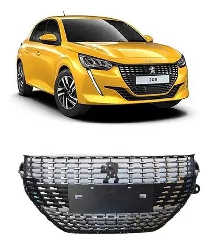 Grade Radiador Peugeot 208 Cromada 2020 2021 2022 2023 2024