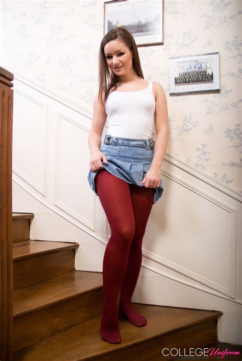 College Uniform Featuring Jana Mrazkova Nude Pics CoedCherry