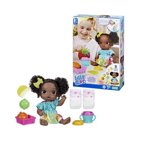 Boneca Baby Alive Hora do Suco Negra F7358 Hasbro em Promoção na