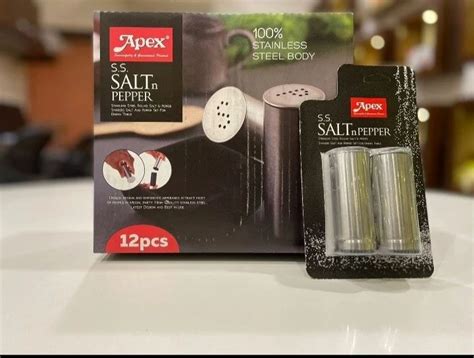 Apex Salt And Pepper Sprinkler At Rs 90 Piece Salt And Pepper Set For