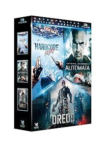 Coffret Action Sf 3 Films Hardcore Henry Automata Dredd Copley