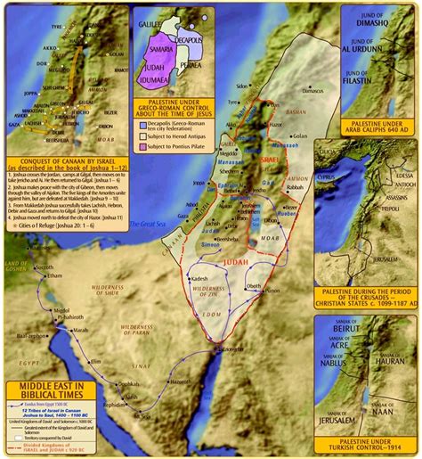 Map Of Middle East In Biblical Times - East Map