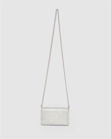 Black Silver Clutch Bag Online Colette By Colette Hayman