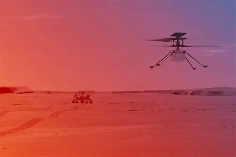 Ingenuity The Mars Helicopter Performs Its First Flight Video Our Planet