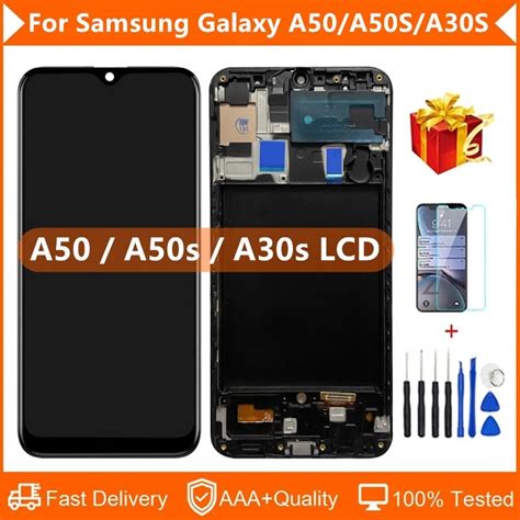 For Samsung Galaxy A50 A30s A50s Lcd Display Touch Screen Digitizer Assembly Replacement A505