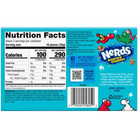 Nerds® Gummy Clusters Holiday Candy, 3 oz - Fred Meyer