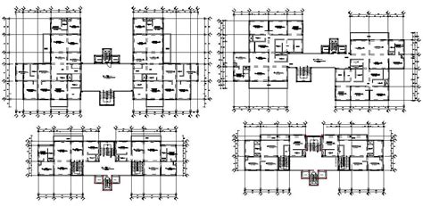 Duplex Apartment Design Working Layout Plan - Cadbull