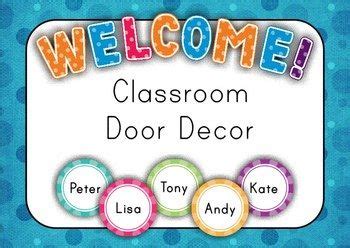 Free Editable Classroom Door Decor Back To School Door Decorations