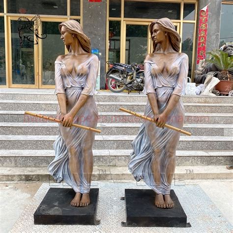 Modern Art Metal Garden Life Size Sexy Naked Woman Bronze Statues My