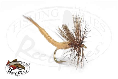 Extended Body Brown Tan Mayfly Reelflies