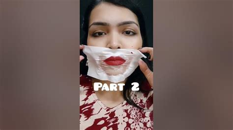 Viral Tissue Paper Lipstick Hack💄👄😱part2 Shorts Trendinghacks