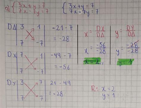 Resuelve Los Siguientes Sistemas De Ecuaciones Lineales Utilizando La