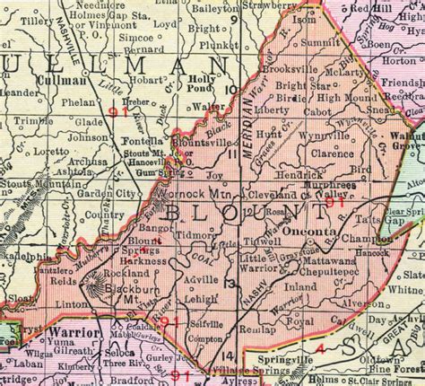 Blount County Alabama Map California Southern Map