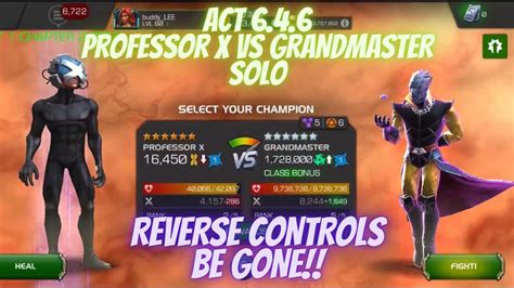 Professor X Vs Grandmaster Solo No Reverse Control Easy Life Youtube