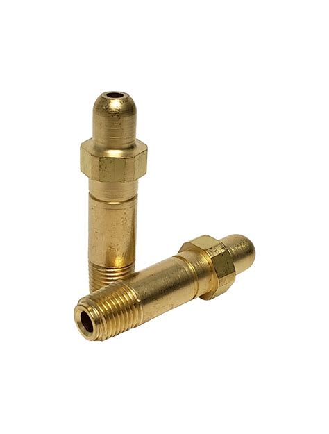 Nipple CGA 346 Air 3000 PSI Brass 2 1 2 1 4 MPT