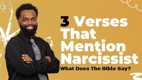 3 Verses That Mention Narcissist What Does The Bible Say About Narcissism Youtube