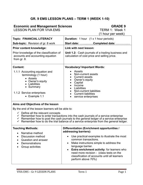 Gr Ems Lesson Plan T W Wced Eportal Hot Sex Picture