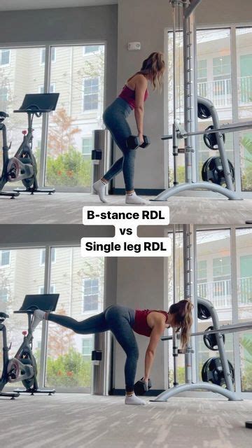 Julie Online Fitness Coach On Instagram B Stance Rdl Vs Single Leg